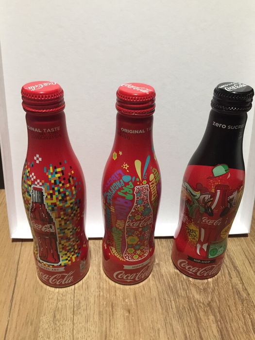 5 Garrafas Coca-Cola - França 2018
