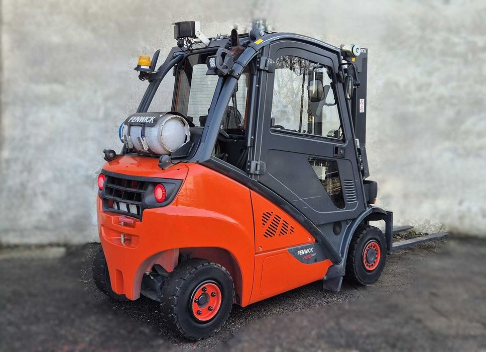 Linde H20-600 • wolny skok • KABINA • 4 sekcje • LEASING wózek H25