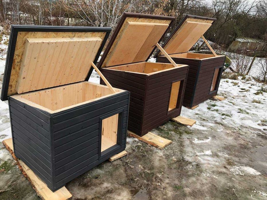 Буди 75, 85, 95, 107 см | Будка для собаки | Утеплені, різні Розміри