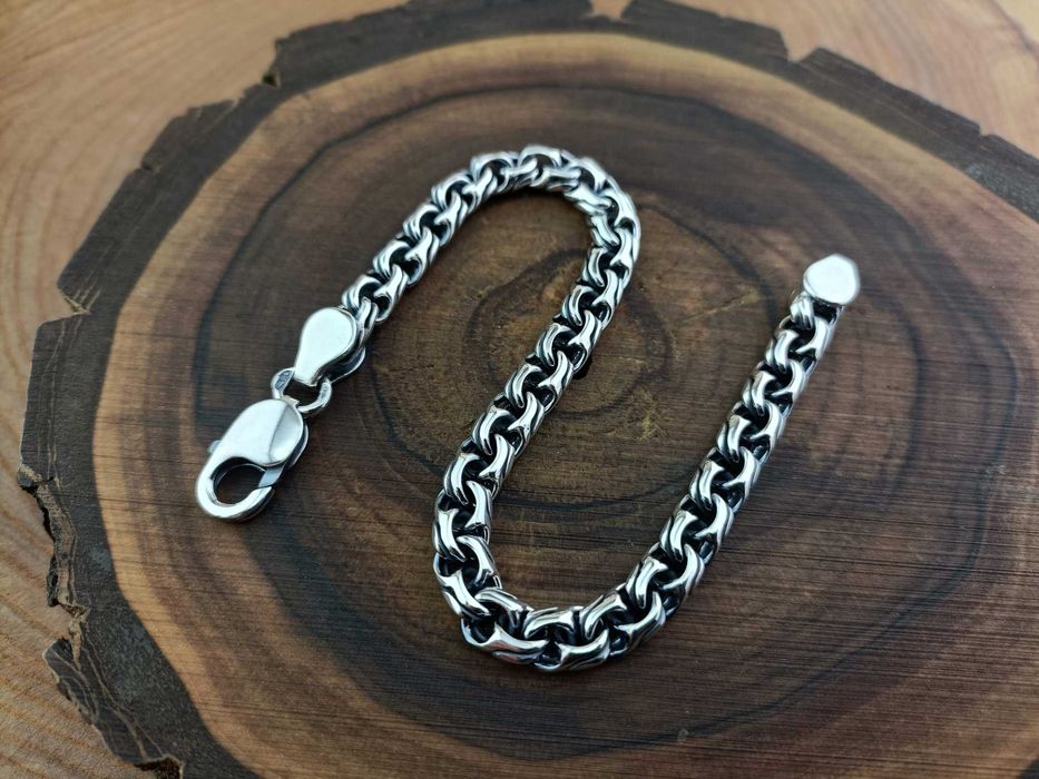 Срібний браслет Арабський Бісмарк Козацький Серебряный Браслет Киевски