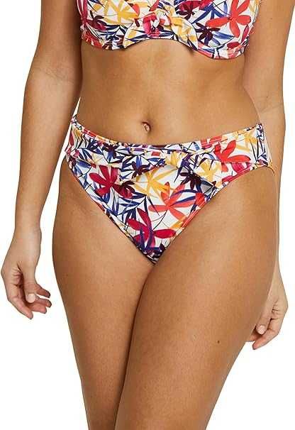 Damskie Majtki Bikini SANS COMPLEXE Island Dream Kwiatowy Biały 40-42