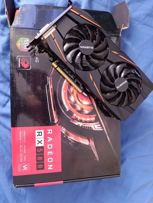 Rx 580 (8gb) почти новая