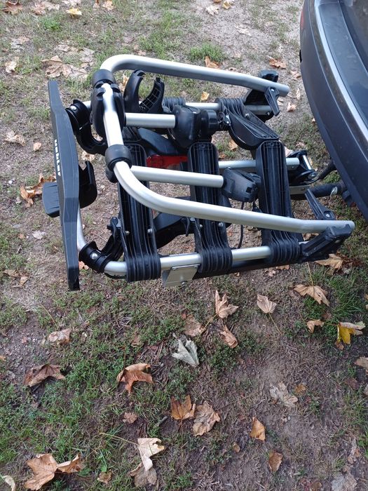 Bagażnik Uebler na trzy rowery elektryczne lub zwykłe