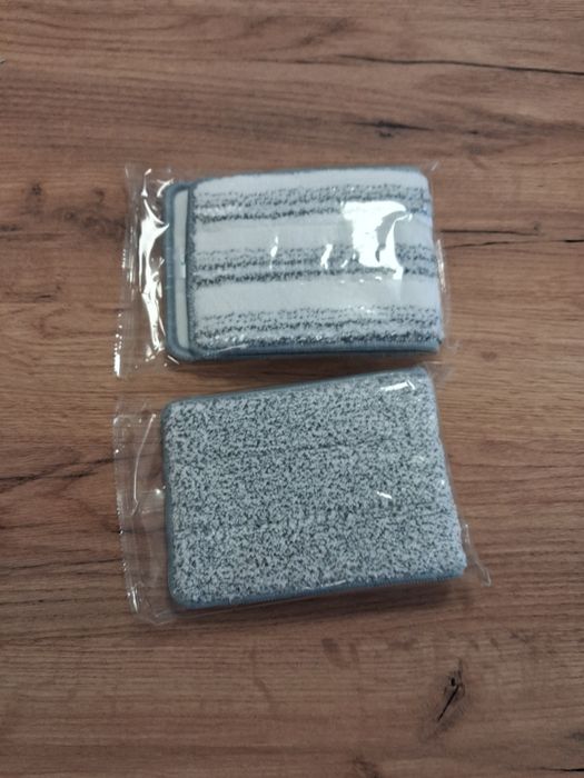 Nowy mop płaski z wiaderkiem + 3 podkładki
