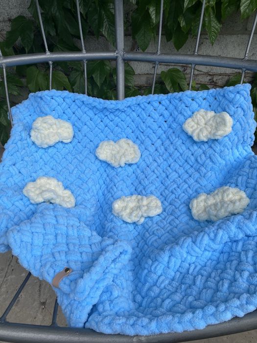 Плюшеві пледи ручної роботи Alize Puffi