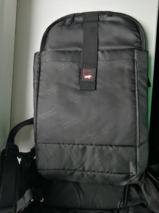 Моторюкзак Motocentric для шолому, великий мото наплічник чорний