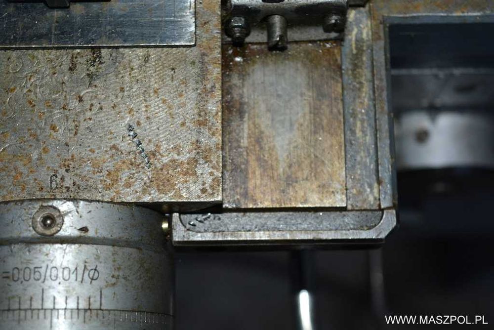 Tokarka FAMOT EUROPA TUM x 1000 - wrzeciono 54 mm - FILM !