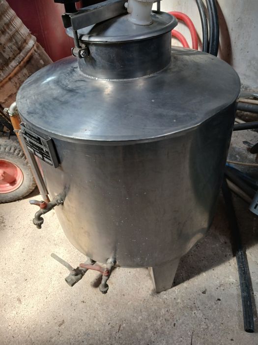 Cuba de inox semi nova