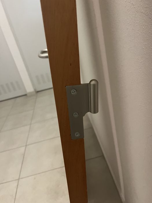 Bloco de porta interior de madeira carvalho com vidro