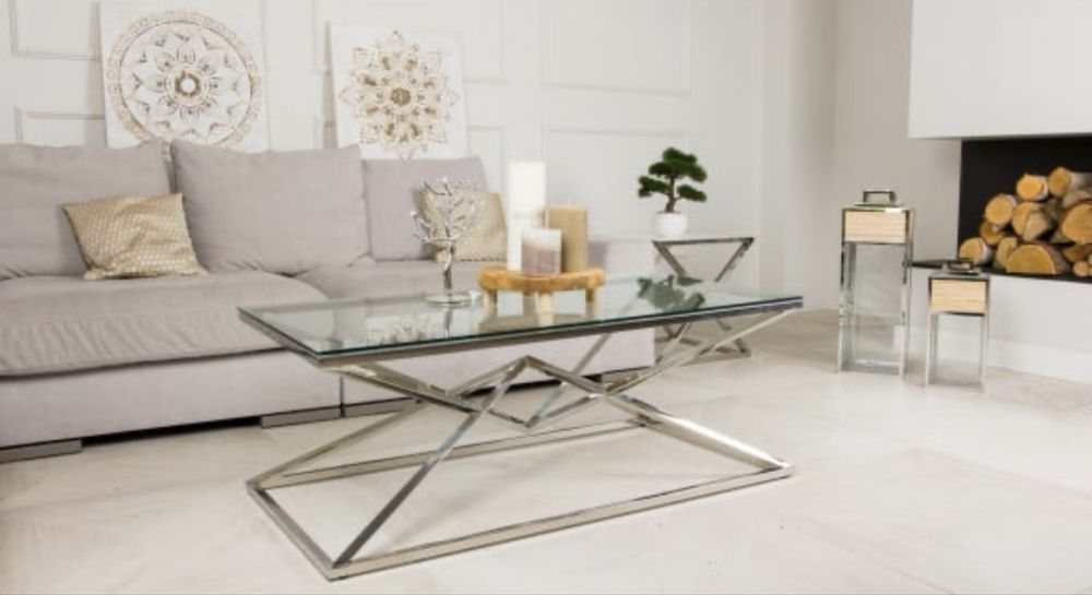 Stolik diamanto silver