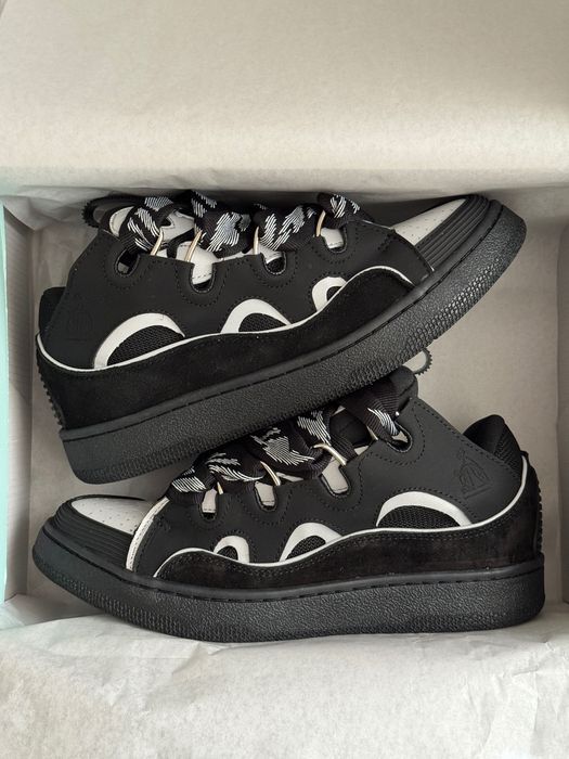 ФЛАГМАН! Lanvin Curb Black Reflective 41 42 43 44 45 ланвін керб чорні рефлективні
