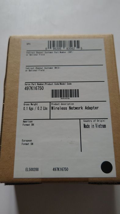 Xerox Wi-Fi Network adapter 497K16750