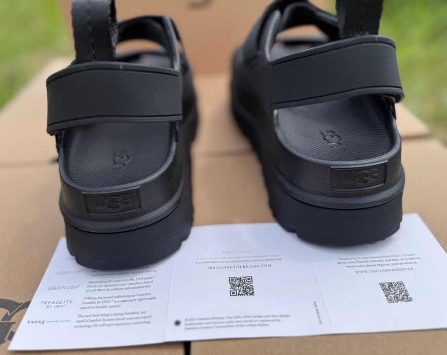 Босоножки/Босоніжки Ugg Goldenglow Sandals Black Оригінал /Угги Сандали /Угг/Уггі/Угі