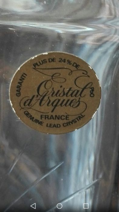 Garrafa Cristal d'Arques