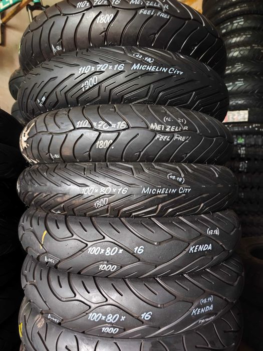 Мотошина резина на скутер HONDA SH 100 110 120 130 140/ 70 80 R16