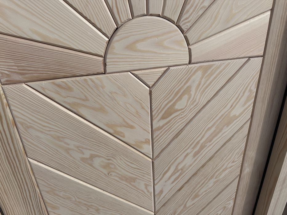 Drzwi zewnętrzne drewniane Łuk Łukowe z Łukiem Nietypowe Na wymiar