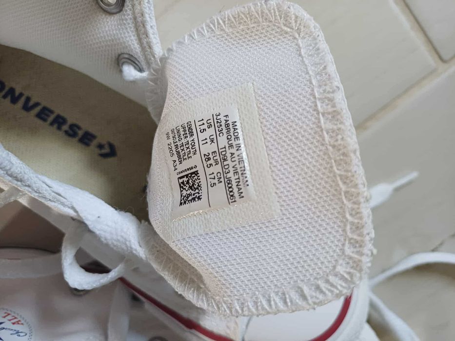 trampki converse rozmiar 28,5