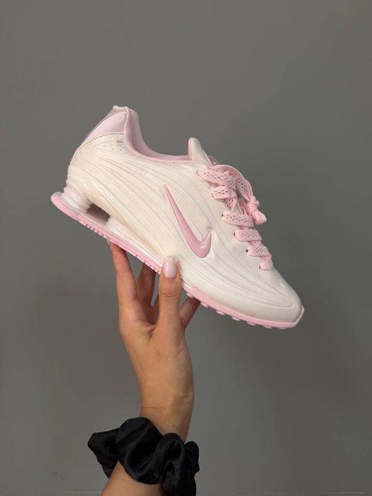 Кросівки Nike Shox R4 Peark Pink Foam premium | Кроссовки Найк жіночі