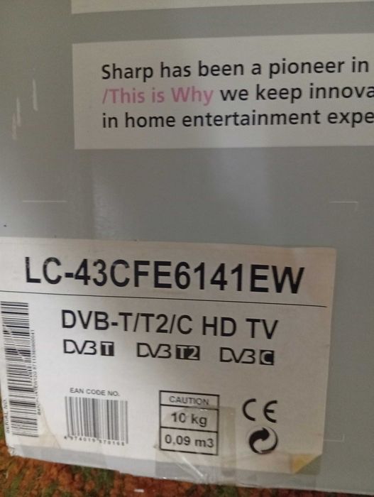 Телевізор Sharp 109см/43д