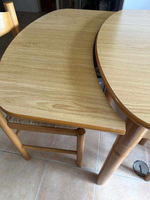 Mesa cozinha extensivel com 4 cadeiras