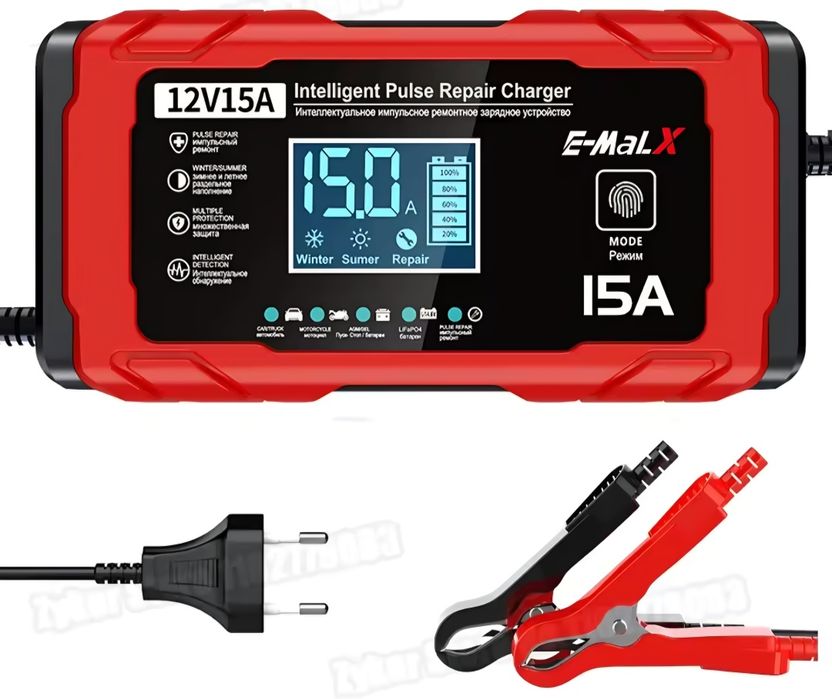 Зарядний пристрій AGM, LiFePol4 12V 15A