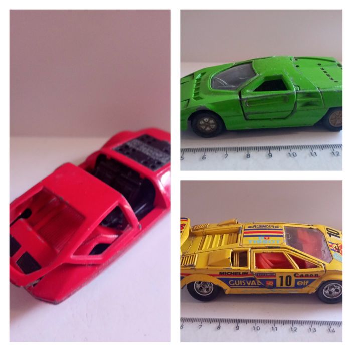 3 carros miniatura