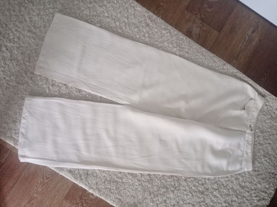 Лляні брюки Bershka р.38