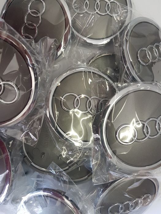 4 Centros jante Audi 69mm A3 A4 TT A5 Q3 Q7