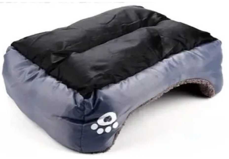 Лежанка пуфик тепла, м'яка для собак/щенят котиків р."М"47х35см рожева