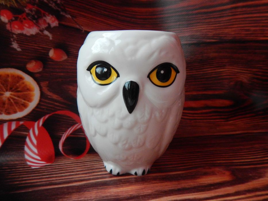 Чашка сова, вихованець Гаррі Поттера, сувенір кухоль, питомец Гарри