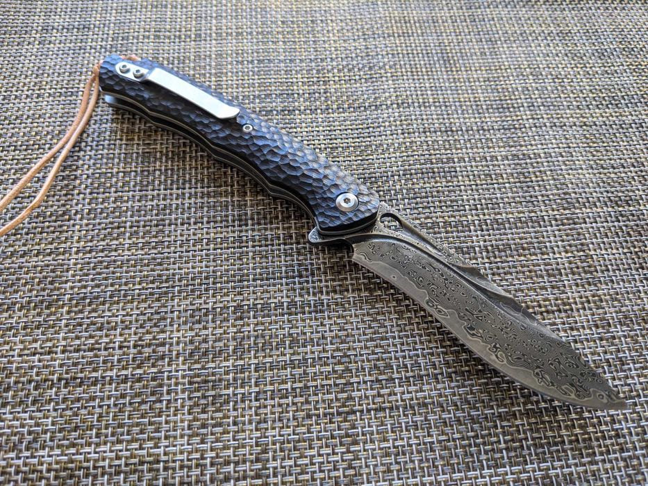 Складний ніж Damascus. сталь VG10. ніж складний фліпер. ніж EDC