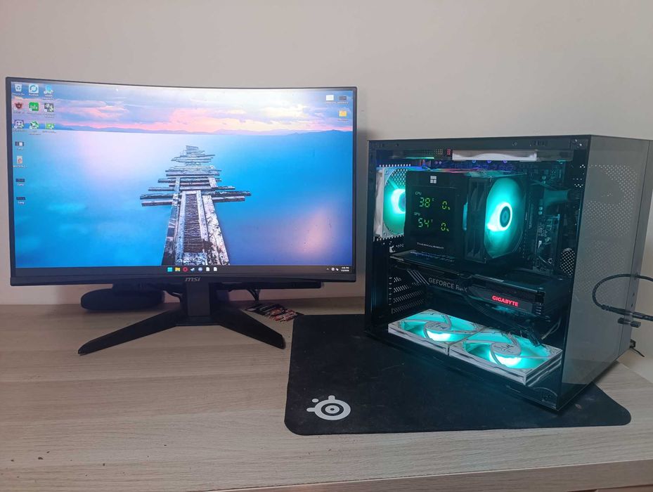 PC Gaming Completo (RTX 4060 + i5 13400F + 32GB RAM) + Monitor Curvo 280Hz MSI