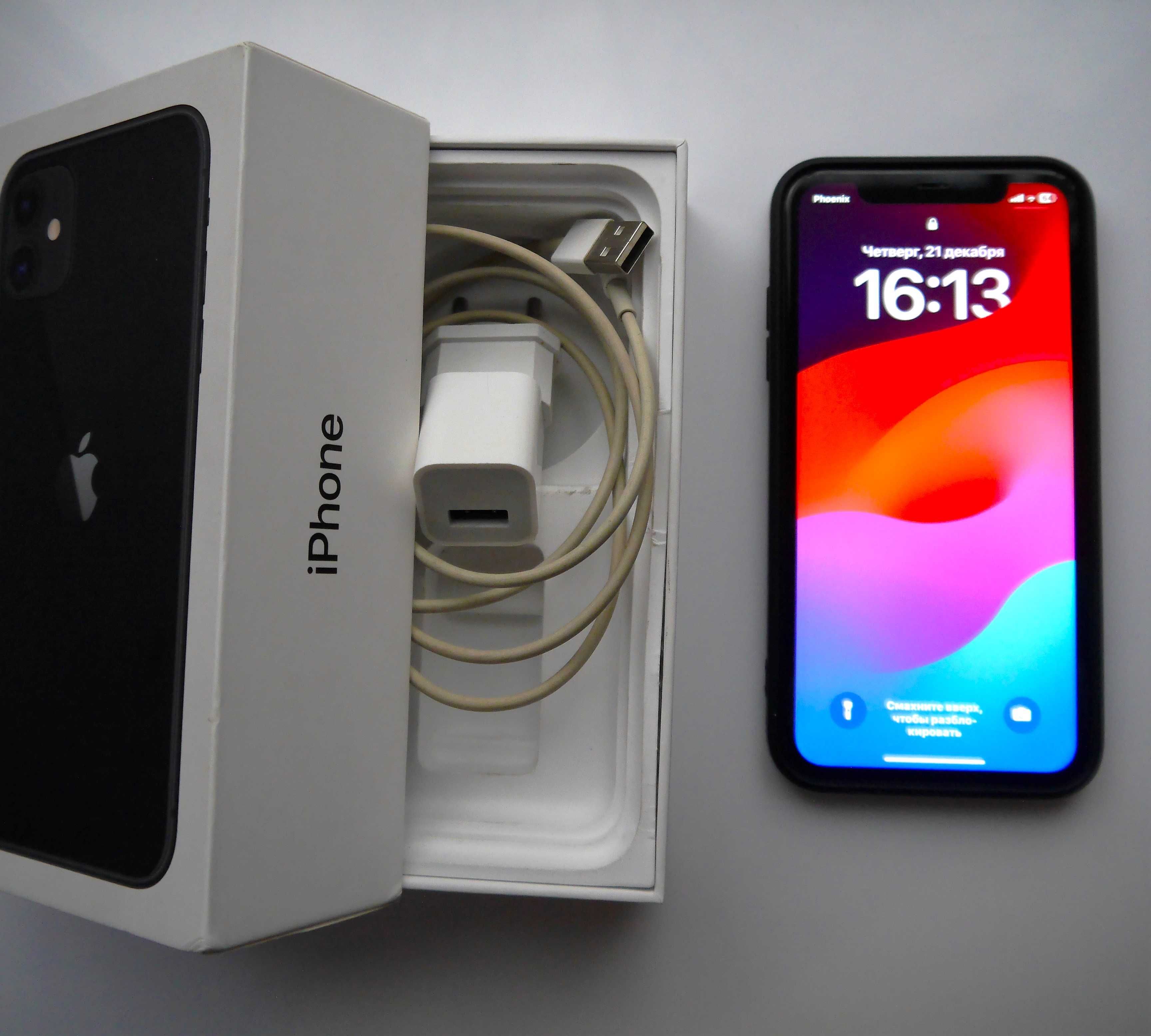 Iphone 11 Black 64 Gb: 10 000 грн. - Мобильные телефоны / смартфоны Макеевка  на Olx