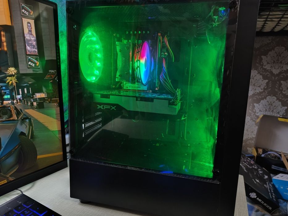 Ігровий ПК Intel 10 ядер 3,5Ггц RX 570 8GB 16gb ddr4 ssd 512gb+
