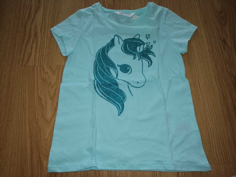 Conjunto T-Shirt H&M (Nova) + Calções Ganga Old Navy: Tam 8 Anos