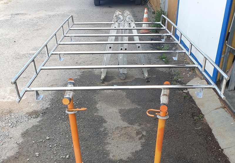 Grade tejadilho INOX 3,00metrosX1,30m