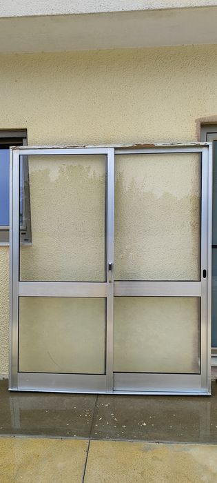 Porta janela aluminio usada