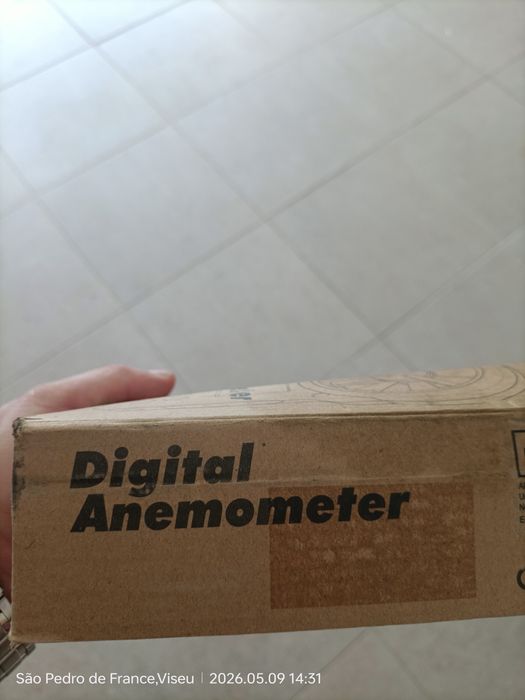 Anemômetro digital novo