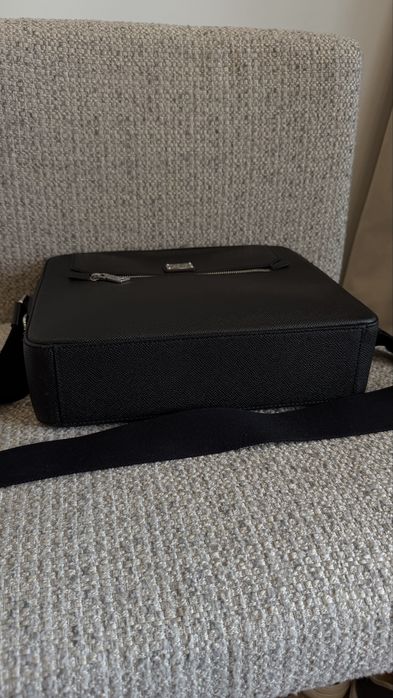 Dolce & Gabbana Milano кожаная мужская сумка Messenger Black