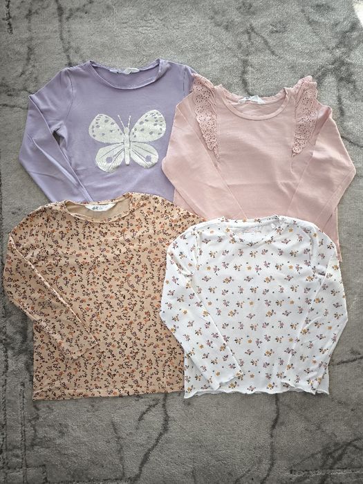 Bluzeczki H&M, Reserved rozmiar 122/128