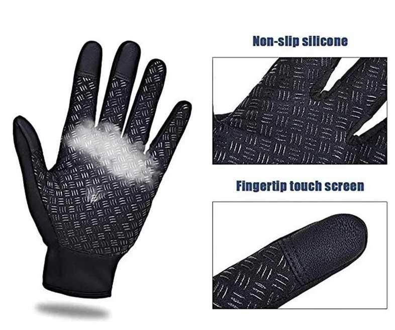 Перчатки утепленные мужские  Унисекс XL д сенсорного экрана, ветрозащи