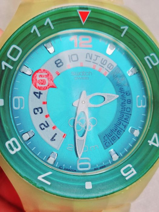 Relógio Swatch AG 2003 mergulho