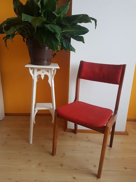 Krzesło PRL vintage drewno do renowacji 3szt.