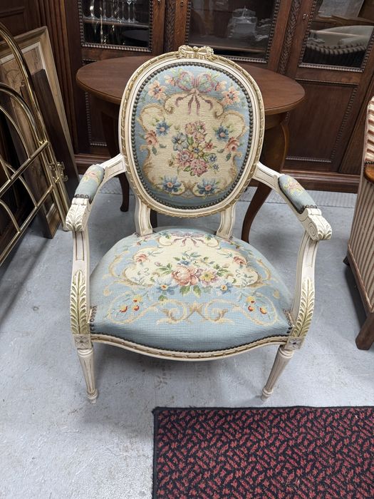 Fotel stylowy gobelin