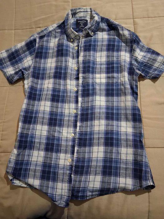Camisa manga curta xadrez Springfield