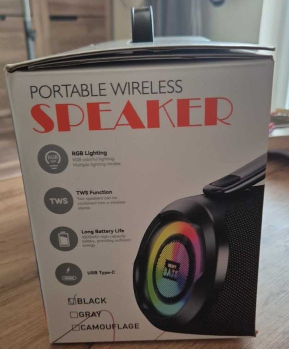 Głośniki Bluetooth HEAVY BASS Nowy 50 Watt