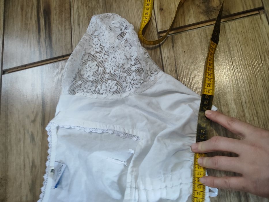 Bluzka bawarska dirndl 38 M Crop top 10  Oktoberfest