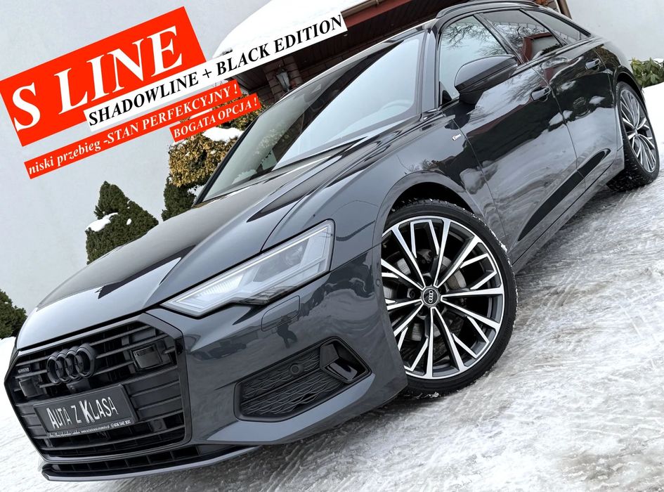 Audi A6 Avant SLINE+BLACK_EDITION+*Quattro*kamery360*ambient*Radary*IDEAŁ