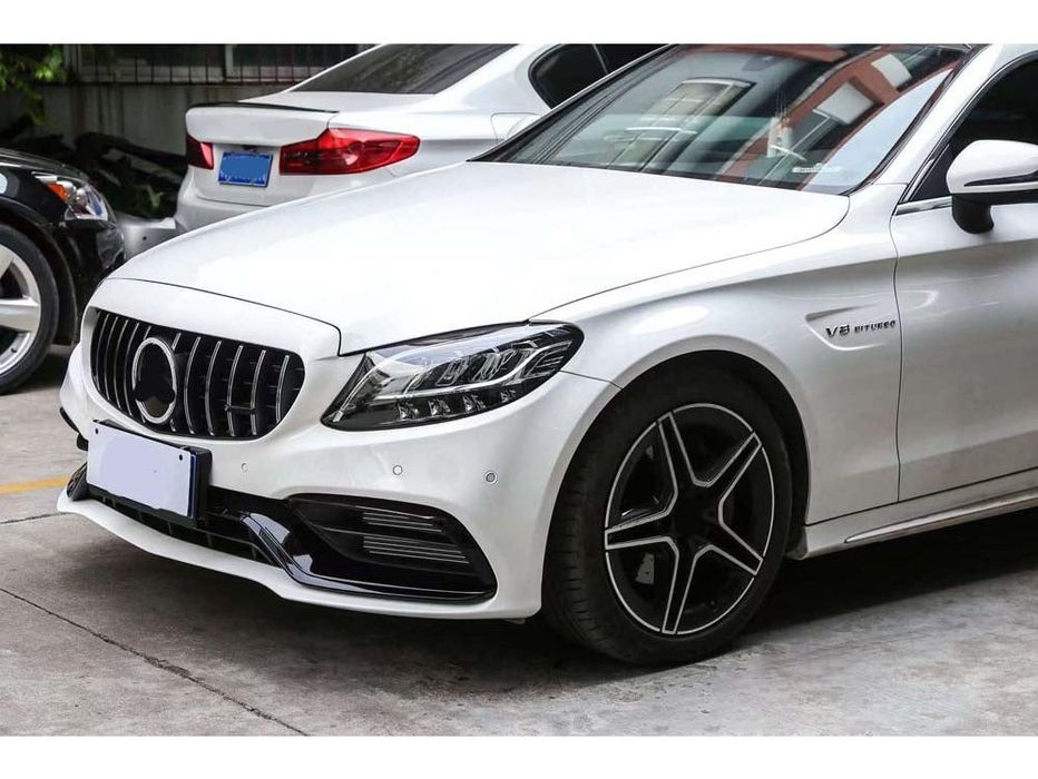 Mercedes C-сlass W205 2018-2021р Комплект обвісів з дифузором AMG C63