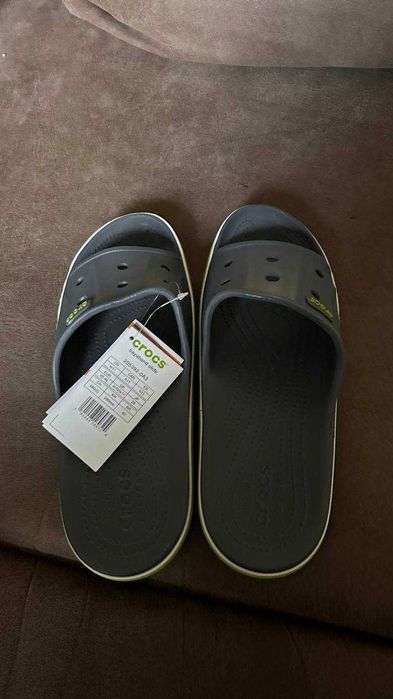 Уценка! Чоловічі Crocs Bayband Slide Charcoal 40-41р m8